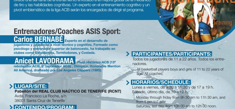 El RCNT, sede del Clínic de Tecnificación Showbasket Cognitive Training