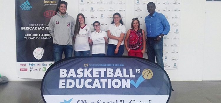 El centro deportivo y acuático Inacua de Málaga entrega sus premios al Colegio Asunción campeona de la edición 2017 de la “Copa Colegial Málaga” organizado por ASIS Sport.